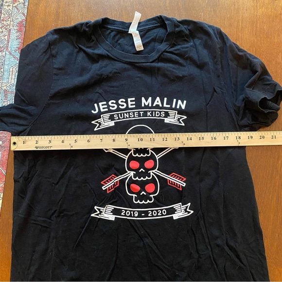 Jesse Malin Sunset Kids 2019 2020 Tour Concert Tee Merch Bella Canvas Large - Picture 4 of 6